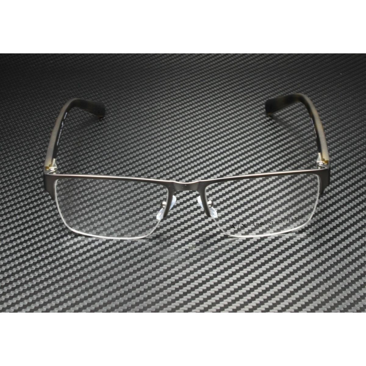 Armani Exchange AX1018 6017 Matte Gunmetal Demo Lens 54 mm Men`s Eyeglasses