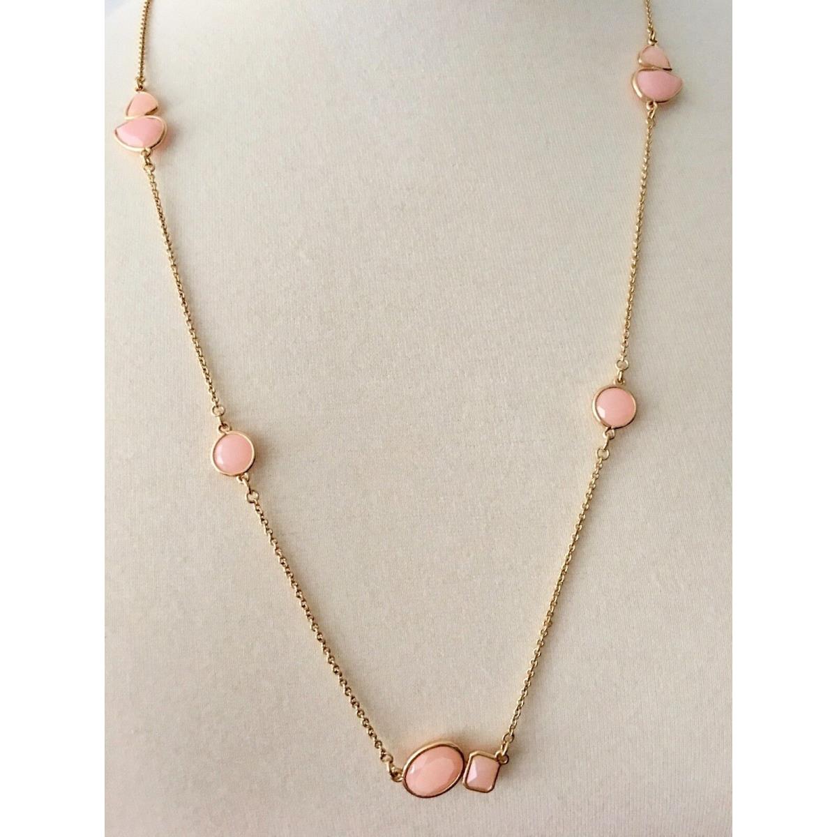 Kate Spade Blush Color Pop Necklace with Matching Earrings Feminine Stunning