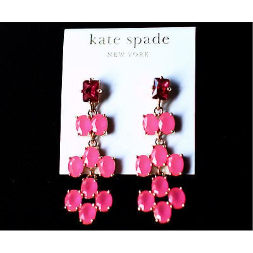 kate spade neon earrings