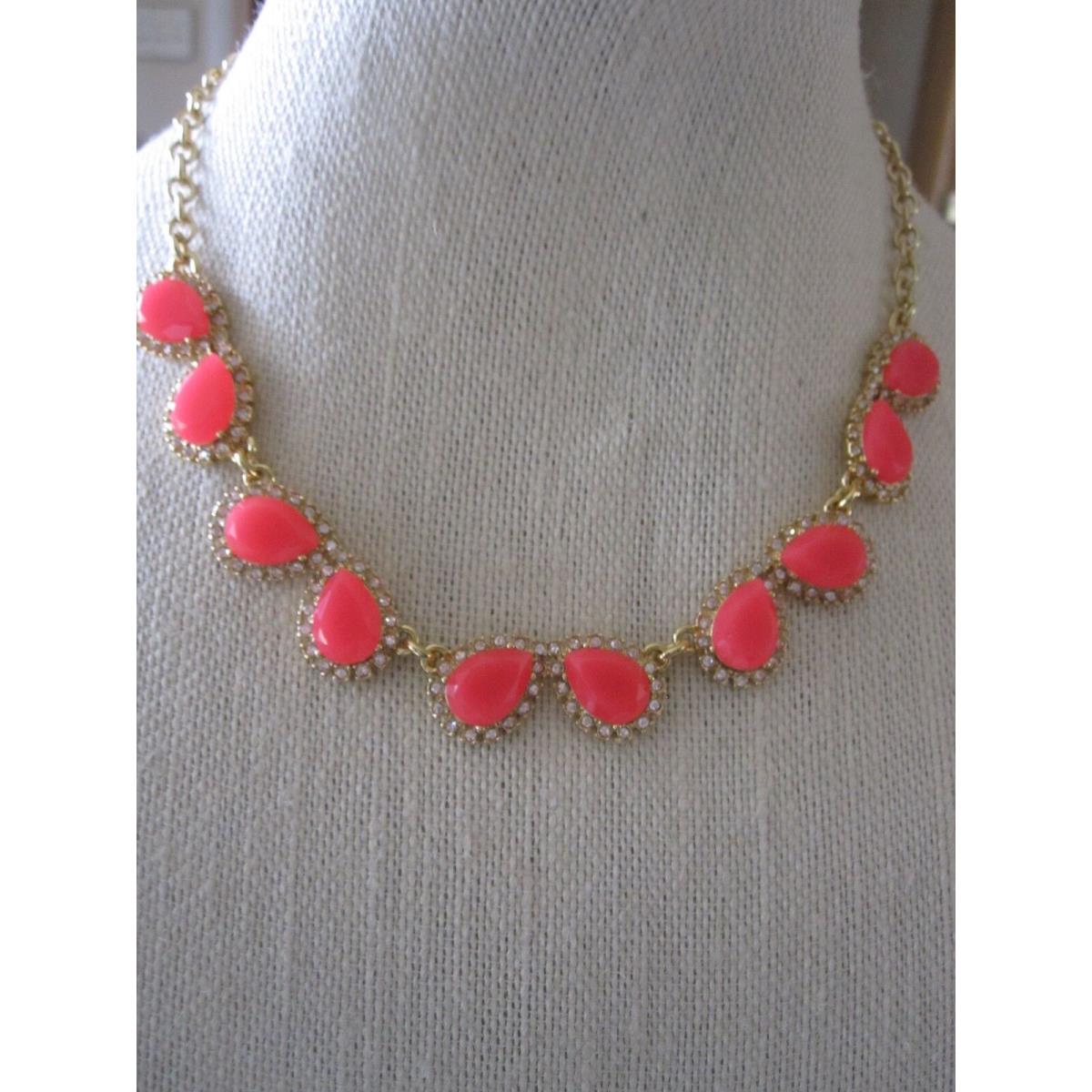 Beautiful Kate Spade Balloon Bouquet Necklace- Geranium/