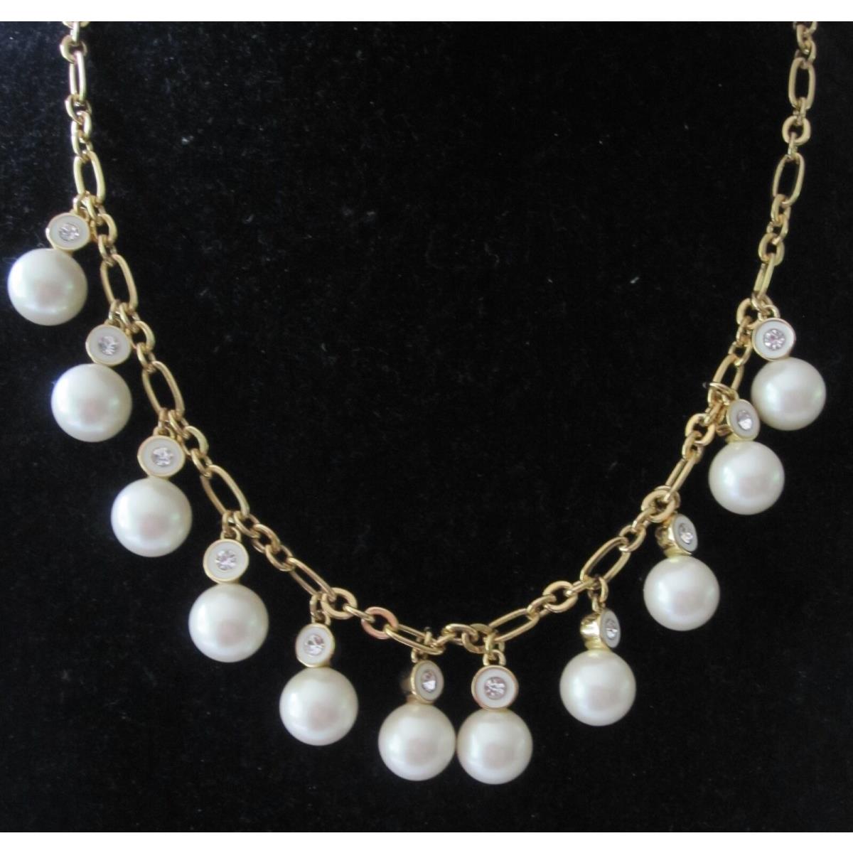 Kate Spade Fabulous Pearly Delight Necklace- Gold Tone- WBRUA782 ...