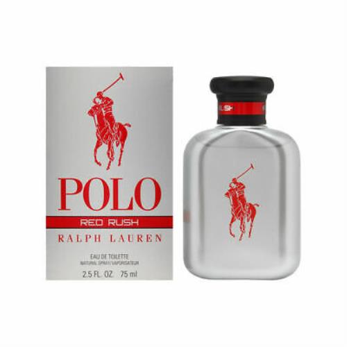 Polo Red Rush by Ralph Lauren For Men 2.5 oz Edt Spray