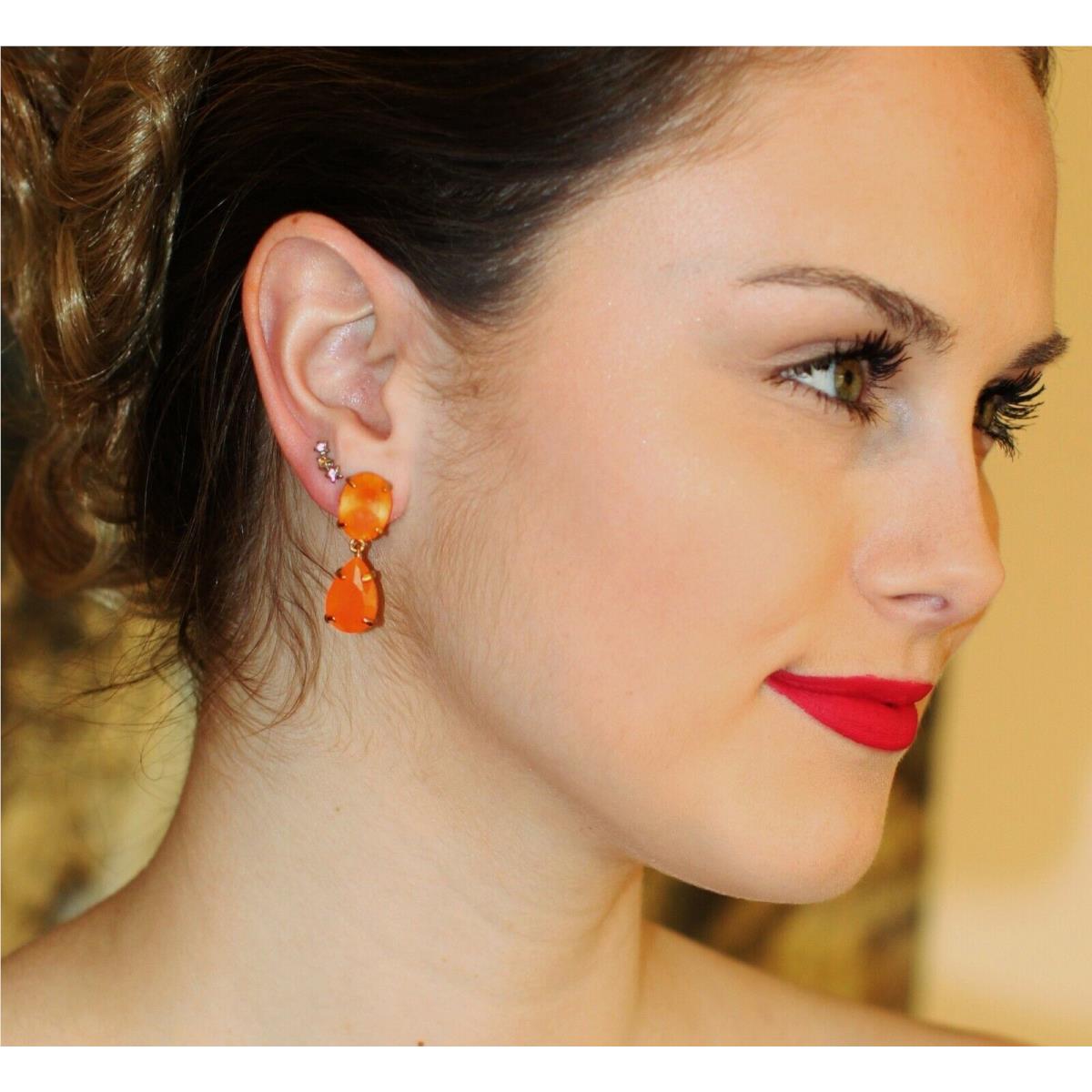 Kate spade double hot sale drop earrings