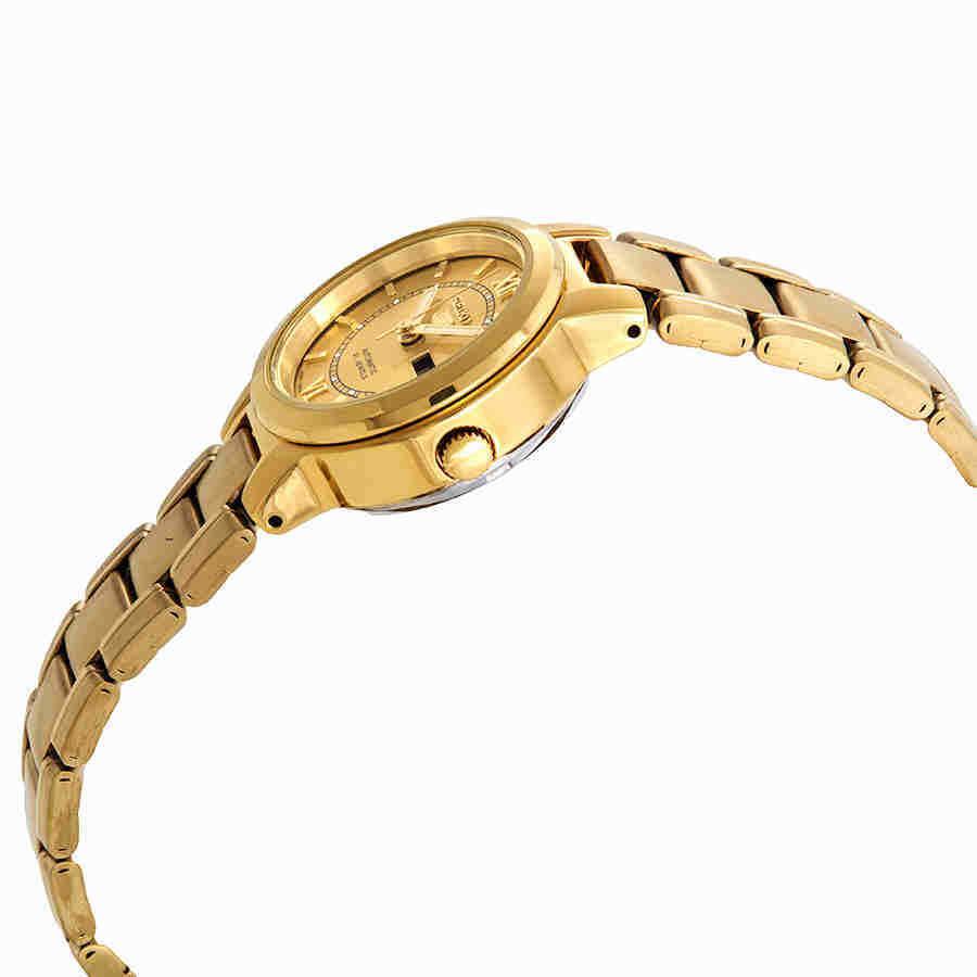 Seiko Series 5 Automatic Gold Dial Ladies Watch SYME58