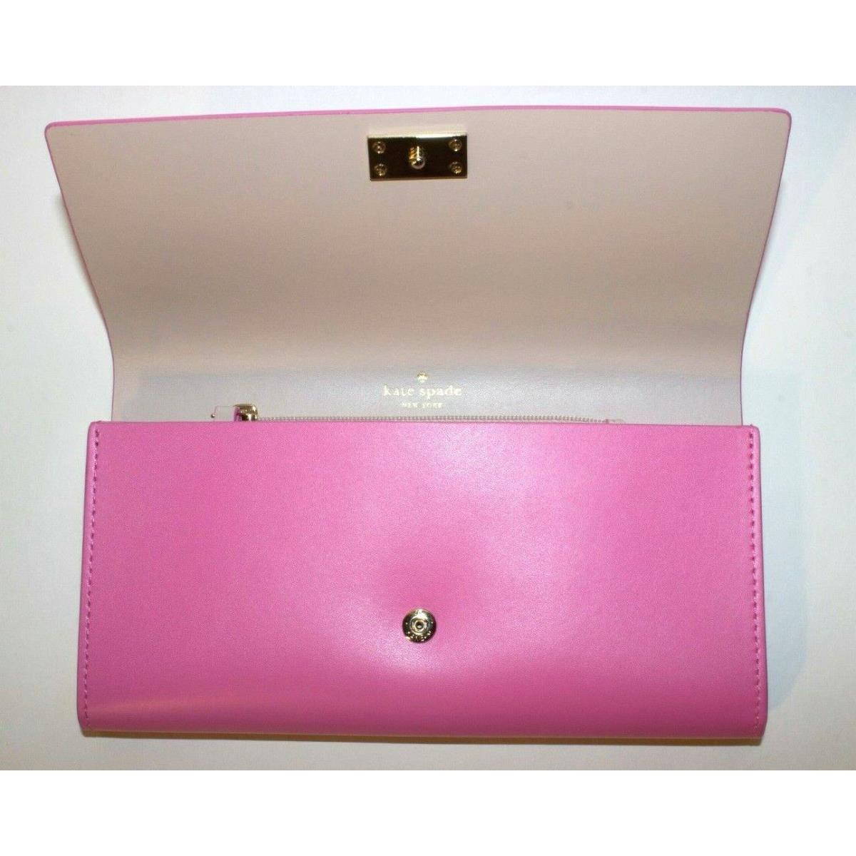 Kate Spade York- Pim Arbour Hill Smooth Leather Wallet: Pink/ Tan - Kate  Spade wallet - 033806428082 | Fash Brands