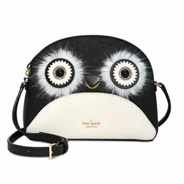 Kate Spade New York Penguin Hilli Black Crossbody Handbag Bag