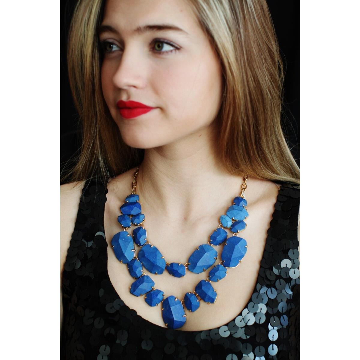 Kate spade clearance blue necklace