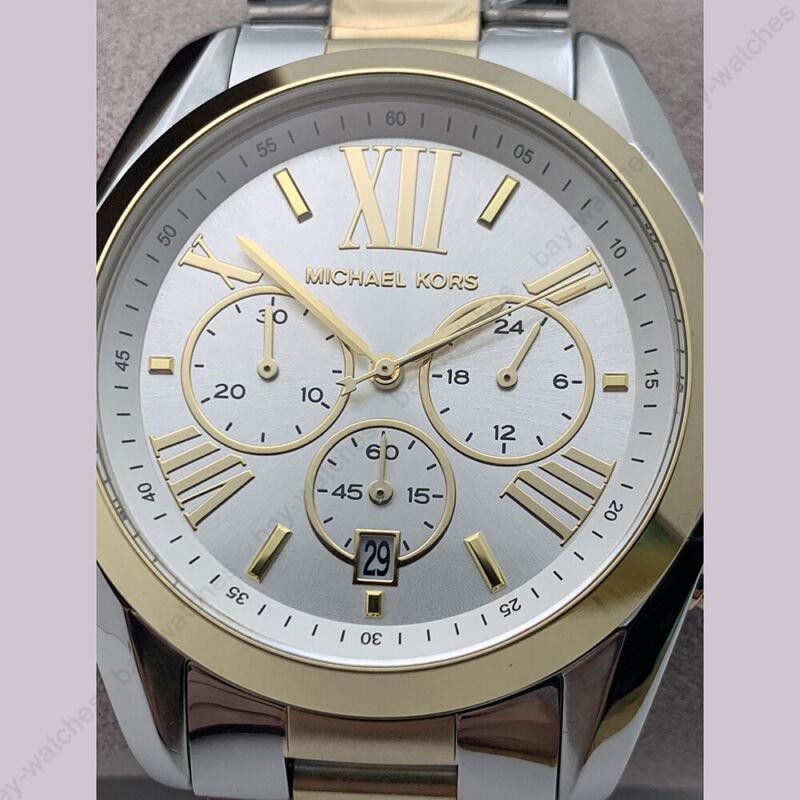 Michael Kors watch  - Silver Dial, Two Tone Band, Gold Bezel