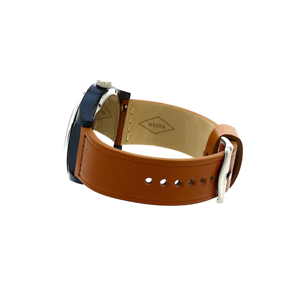 Fossil Men`s Mathis Brown Leather Strap Watch 1032