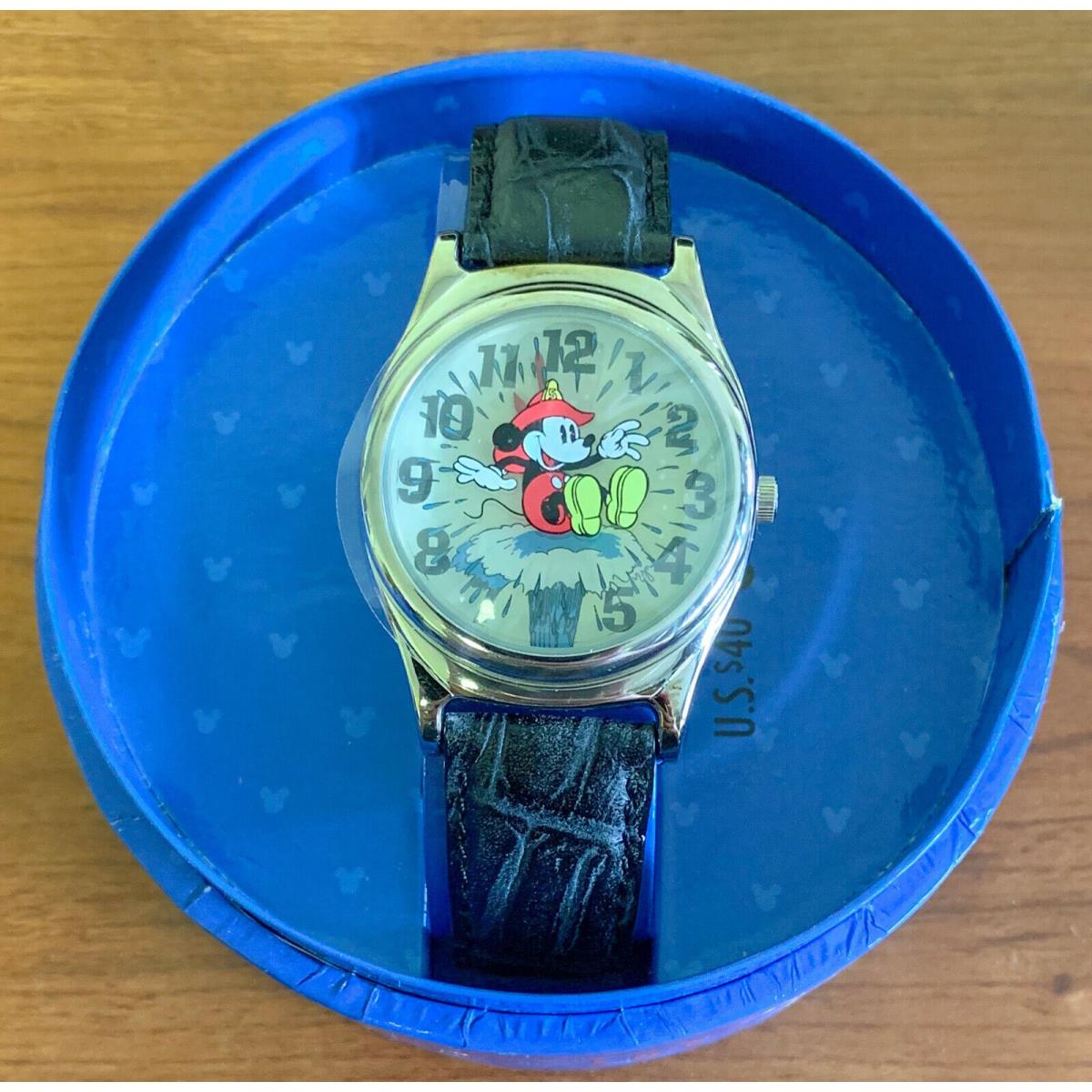 Classic Disney Mickey Adventures Fire Brigade Fossil Watch