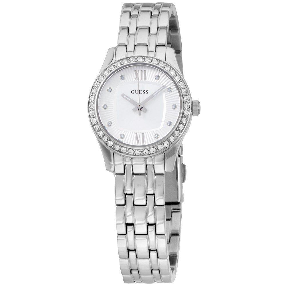 Guess Women`s Analog Silver Dial Stainless Steel Watch W0762L1 - Silver