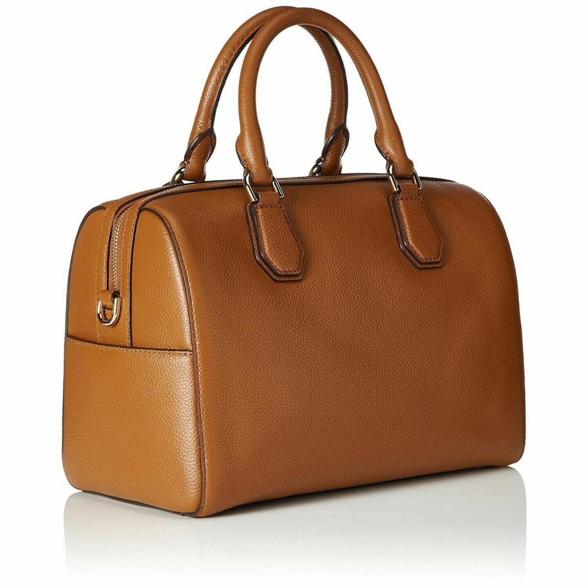 Kors Mercer Medium Luggage/ Brown Leather Duffle Bag