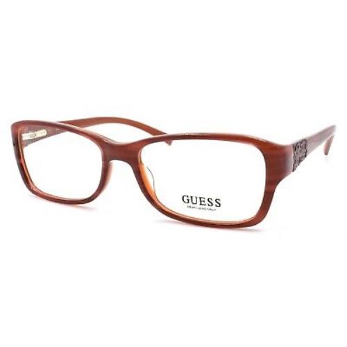 Guess GU2274 BU Women`s Eyeglasses Frames 52-16-135 Bordeaux