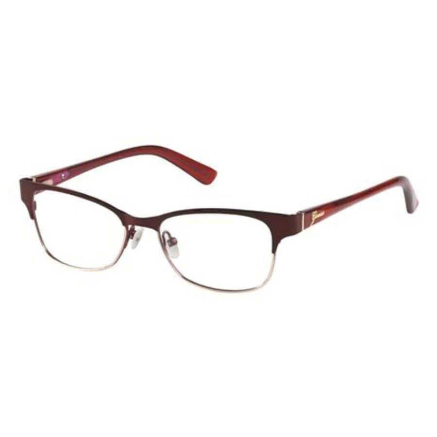 Guess GU 2467 Brown/gold Brn Metal Eyeglasses Frame 51-16-135 RX