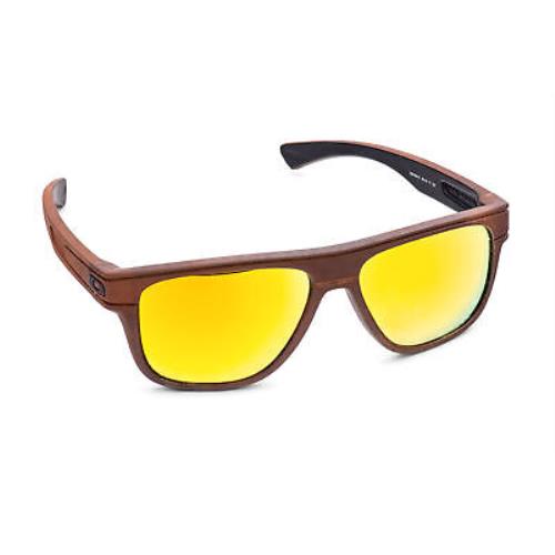 Oakley Breadbox Rectangular Mens Sunglasses OO9199-13-56 - Brown Frame