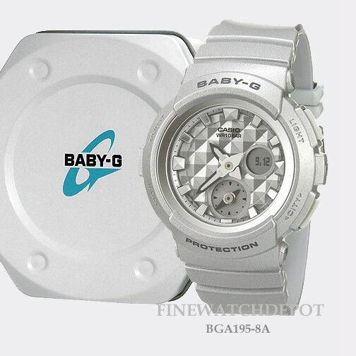 Casio Baby-g Women`s World Time Digital Watch BGA195-8A