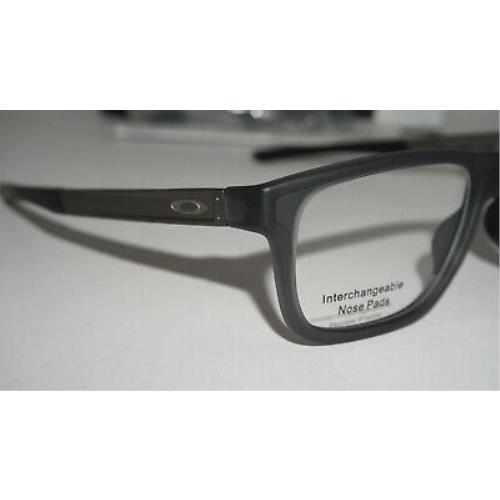 Oakley Eyeglasses Sunder Satin Grey Smoke Cement OX8123-0253 53 17 136 ...