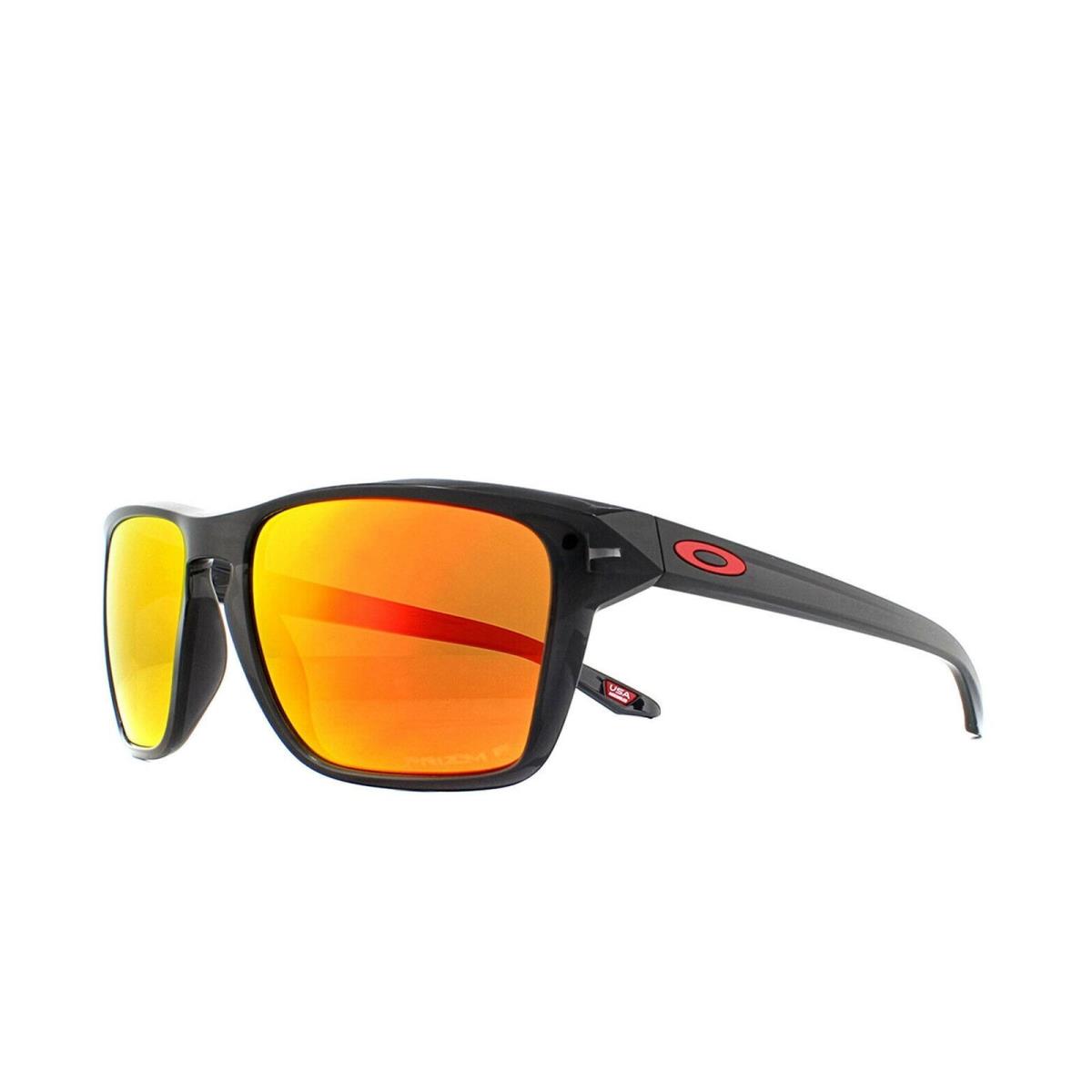 OO9448-05 Mens Oakley Sylas Polarized Sunglasses - Black Ink/prizm Ruby