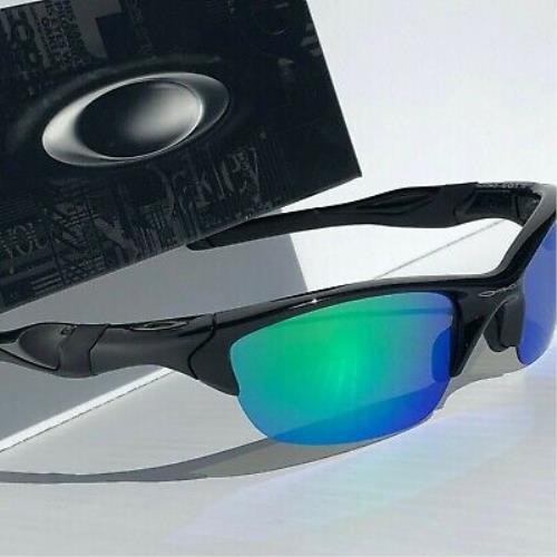 Oakley sunglasses Half Jacket - Black Frame, Green Lens 8