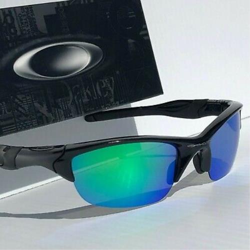 Oakley sunglasses Half Jacket - Black Frame, Green Lens 7