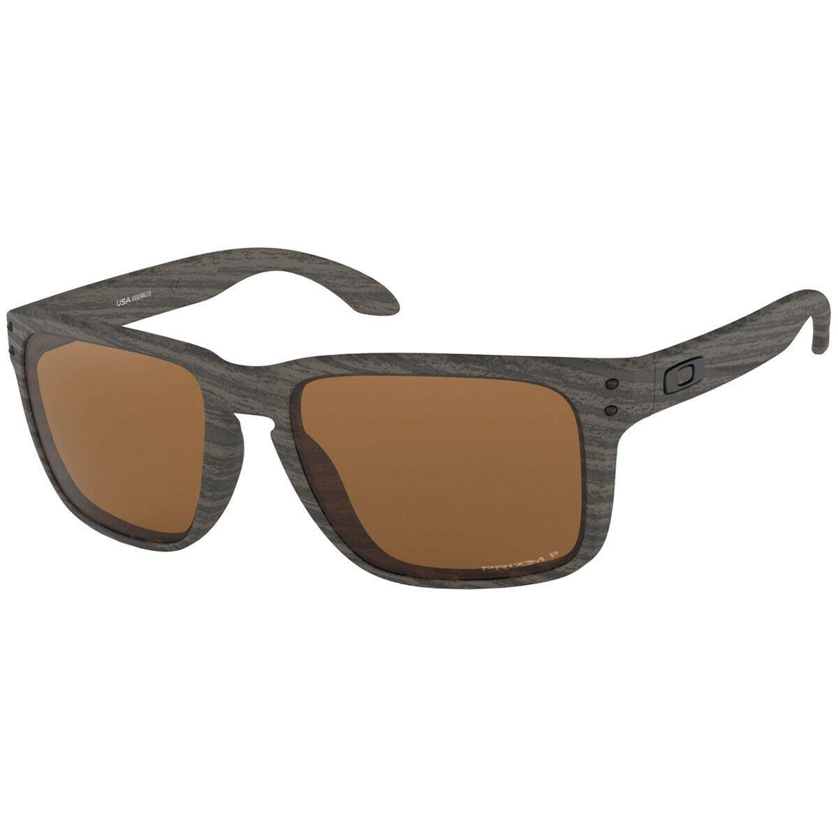 Oakley Holbrook XL Woodgrain Polarized Sunglasses OO9417-06 59