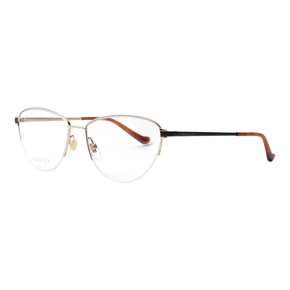 Gucci GG0580O 001 Gold RX Eyeglasses GG 0580 55-15-145 MM