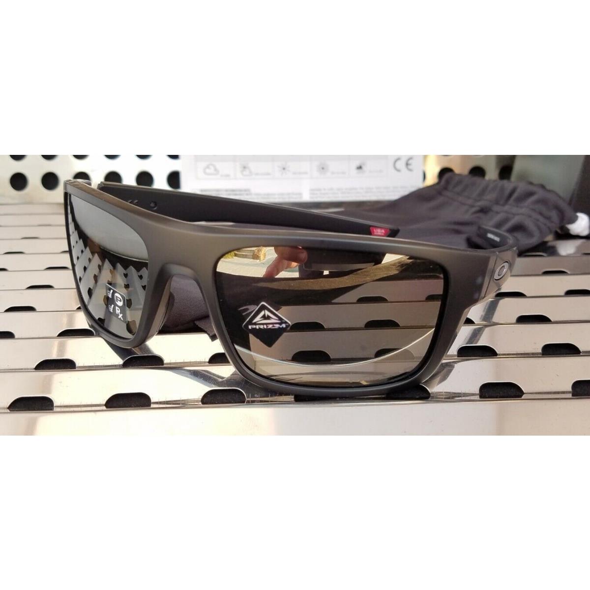 Oakley Drop Point 9367-0860 Sunglasses Matte Black w/ Prizm Black Polarized
