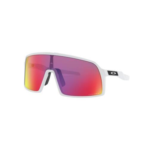 Oakley Sutro Prizm Road Shield White 55 mm Sunglasses OO9462-0528