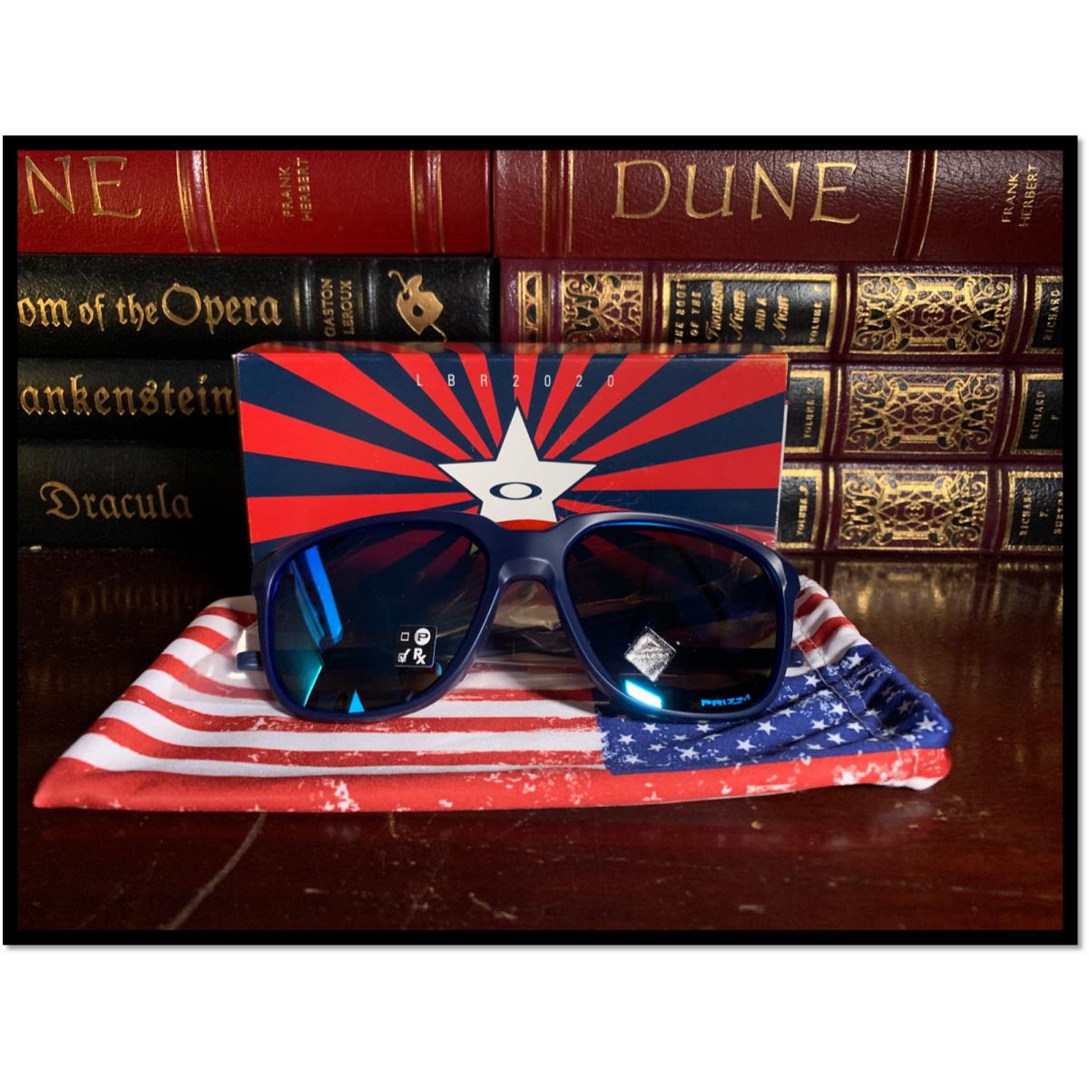 Oakley Anorak Labor Day Matte Navy Sunglasses Prizm Sapphire Limited 1/200