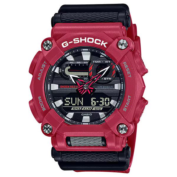 Casio G-shock Analog-digital Red Resin Watch GA900-4A