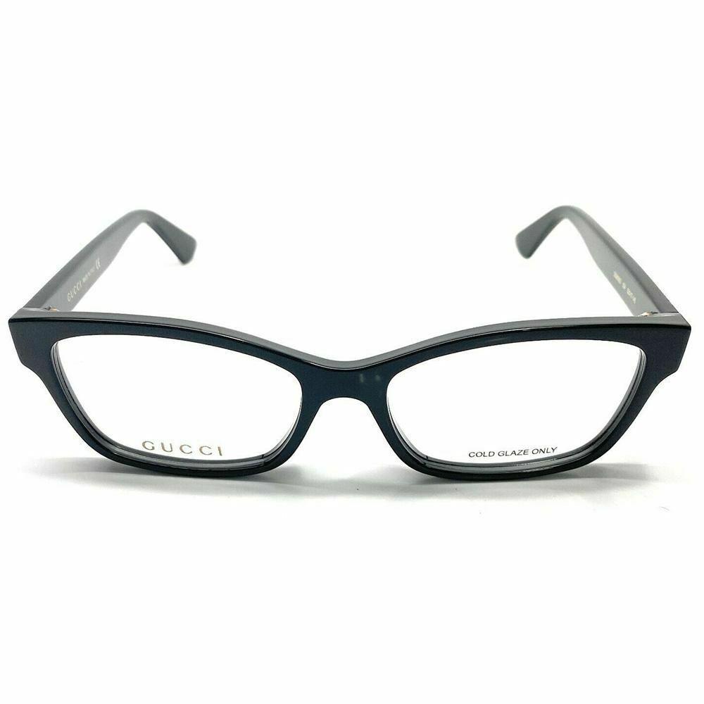 Gucci Cat Eye Women`s Eyeglasses Black W/demo Lens GG0635O 004