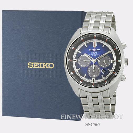 Seiko Men`s Recraft Series Stainless Steel Watch SSC567