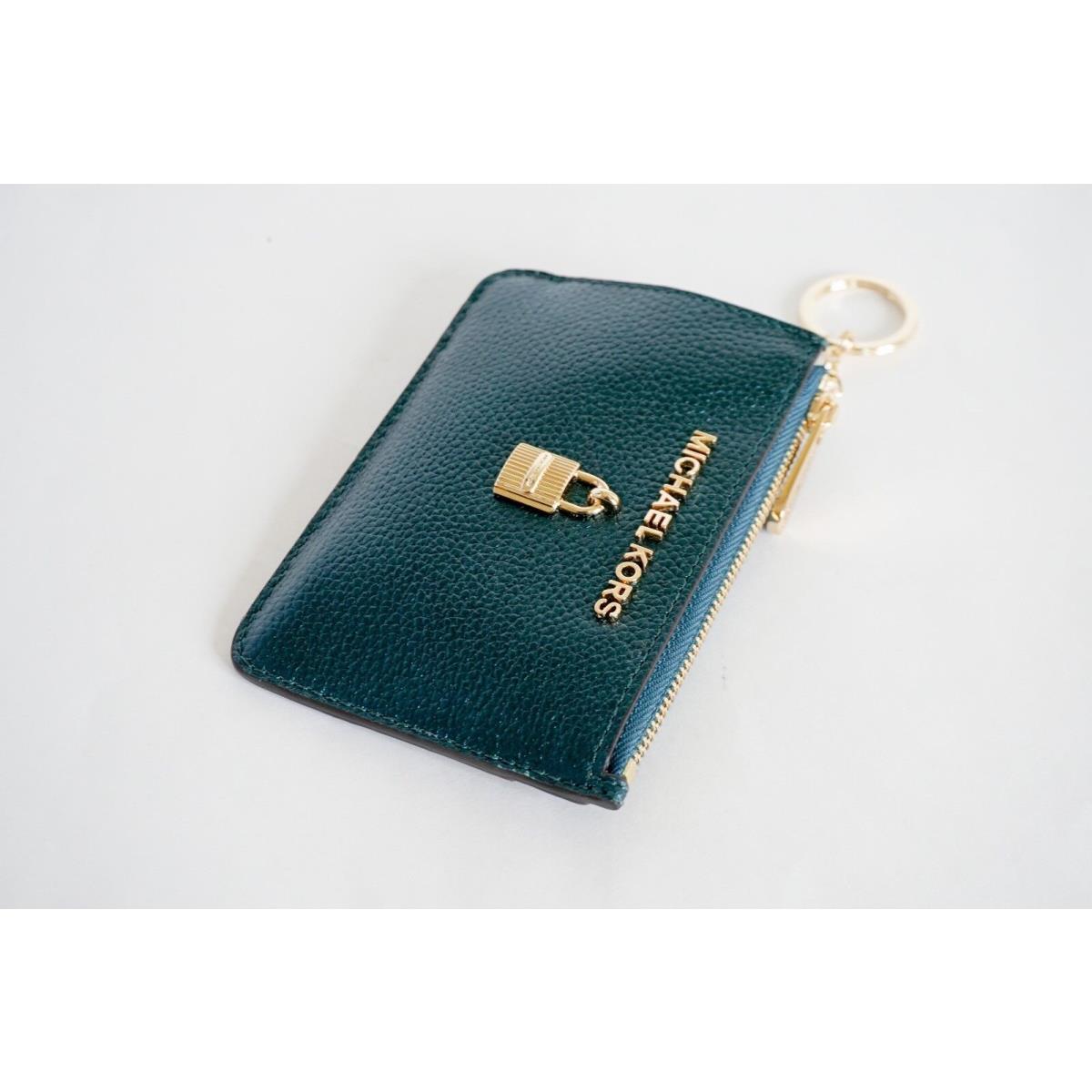 teal michael kors wallet