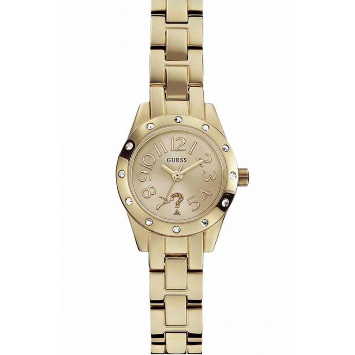 Guess W0307L2 Ladies Dress Gold Tone WR