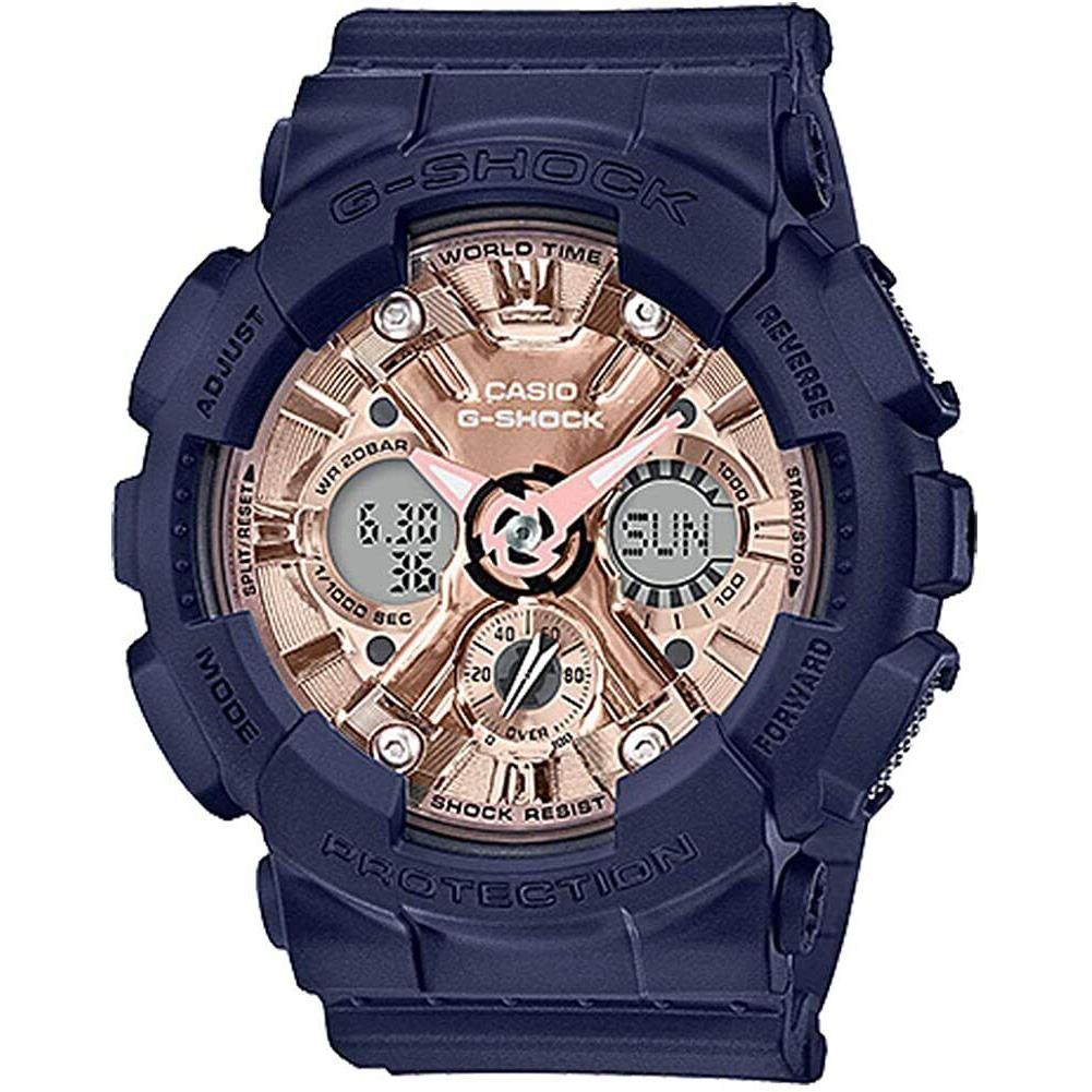 Casio G-shock GMAS120MF-2A2 S-series Ana-digital Blue / Rose Watch