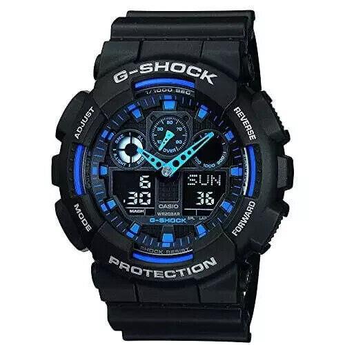 Casio G-shock GA100-1A2 Analog Digital Multi Function 200M Sport Watch