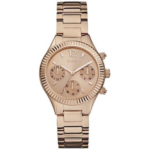 Guess Women`s U0323L3 Mid-size Rose Gold-tone Multi-function Wrist Watch