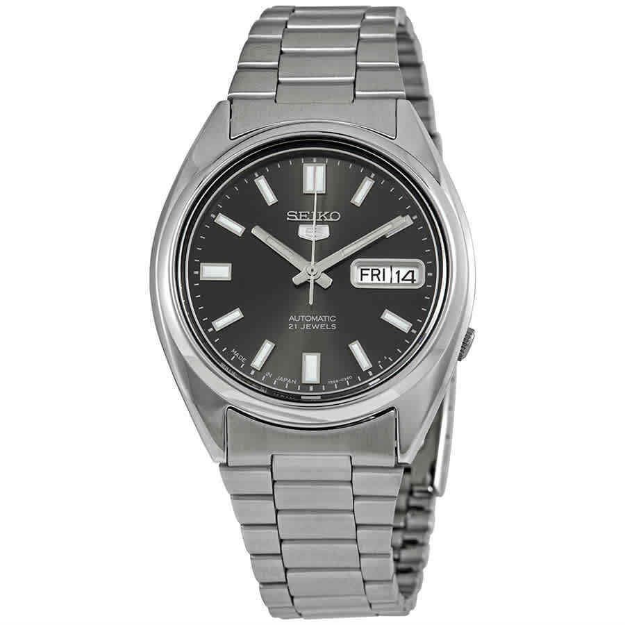 Seiko Series 5 Automatic Black Dial Men`s Watch SNXS79J1