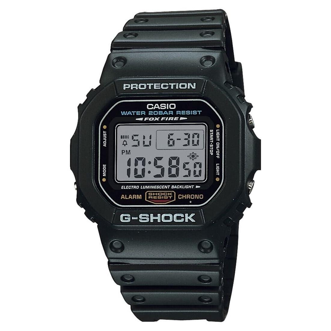 Casio Men`s G-shock Watch DW5600E-1V WR 200m Timer Stopwatch Alarm Hourly Signal