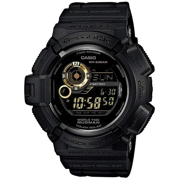 Casio G-shock Men`s G9300GB-1D G Shock Digital Quartz Black Solar Watch