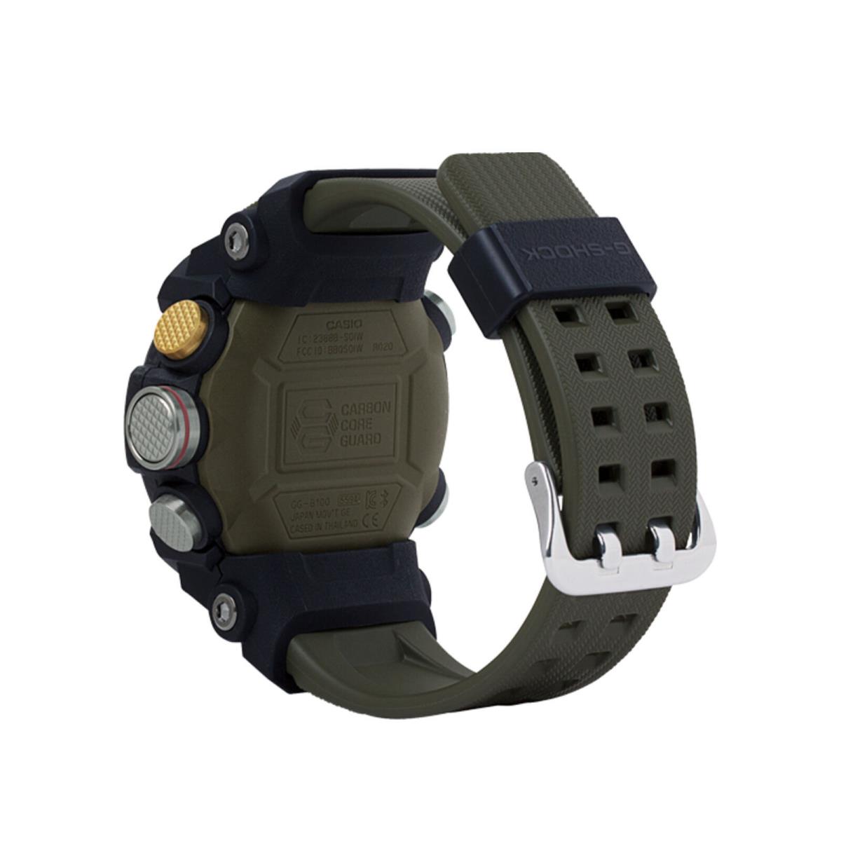 Casio G-shock GGB100 Mudmaster Analog-digital Olive Men`s Watch GGB100-1A3