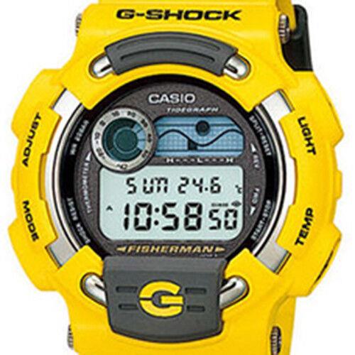 Mint Rare `98 Casio G-shock Fisherman Men IN Yellow DW8600YJ9T Watch