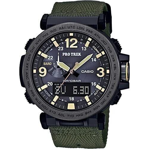 Casio Men`s PRG-600YB-3CR Pro Trek Analog-digital Display Quartz Green Watch