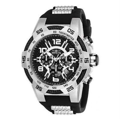 Watch Invicta 24229 Speedway Man 51mm Stainless Steel - Dial: Silver, Band: Silver, Bezel: Silver