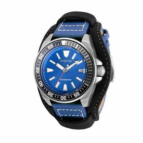 Invicta 44mm Pro Diver Prospex Samurai Automatic Lagarto Strap Watch