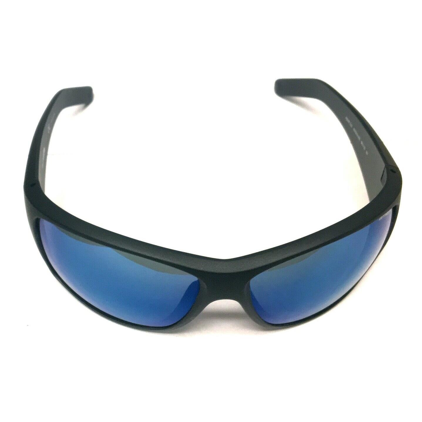 Arnette Heist 2.0 4215 01/55 Sunglasses Matte Black with Blue Mirrored Lenses