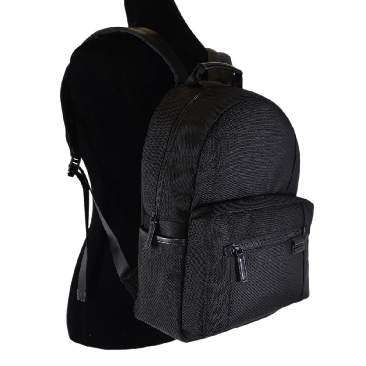 Michael Kors Men`s Black Nylon Travis Backpack Rucksack Bag