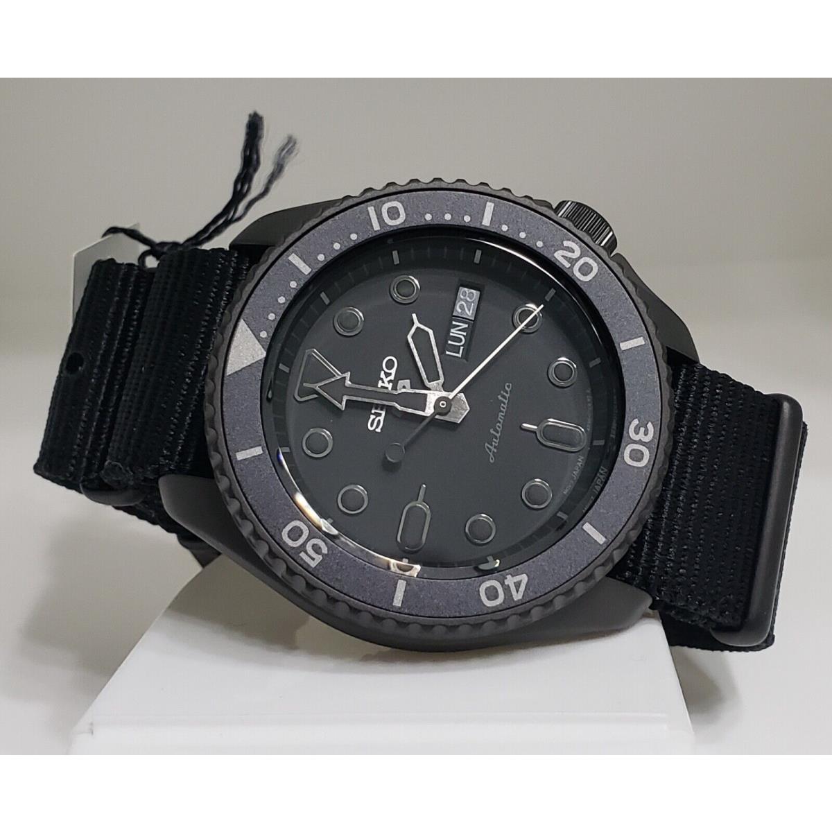 Seiko SRPD79 5 Sport Black Warranty Ship