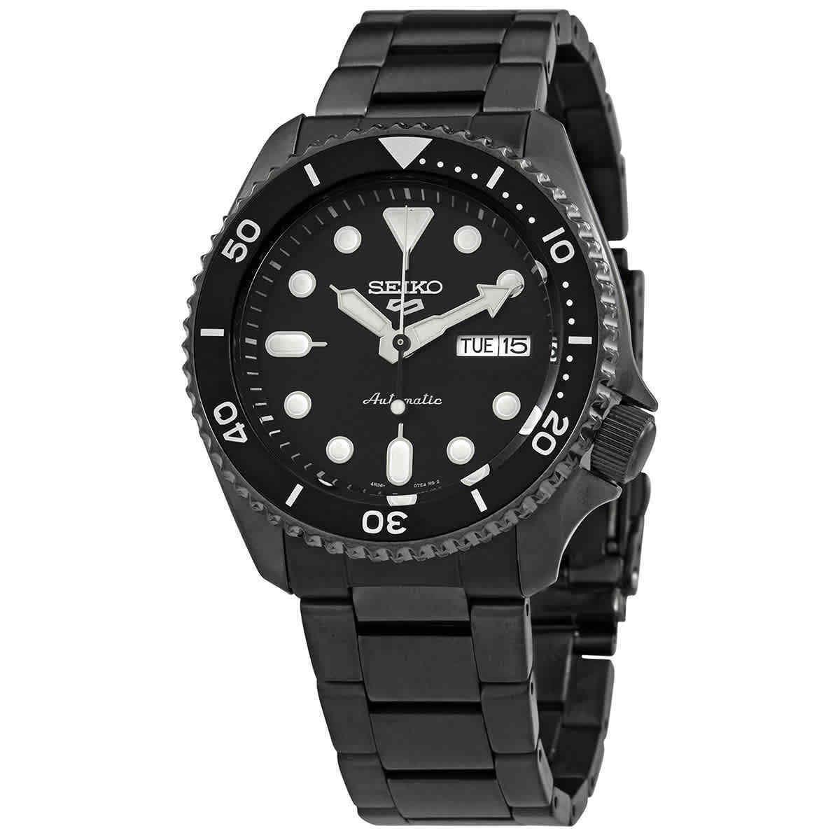 Seiko 5 Sports Automatic Black Dial Men`s Watch SRPD65K1