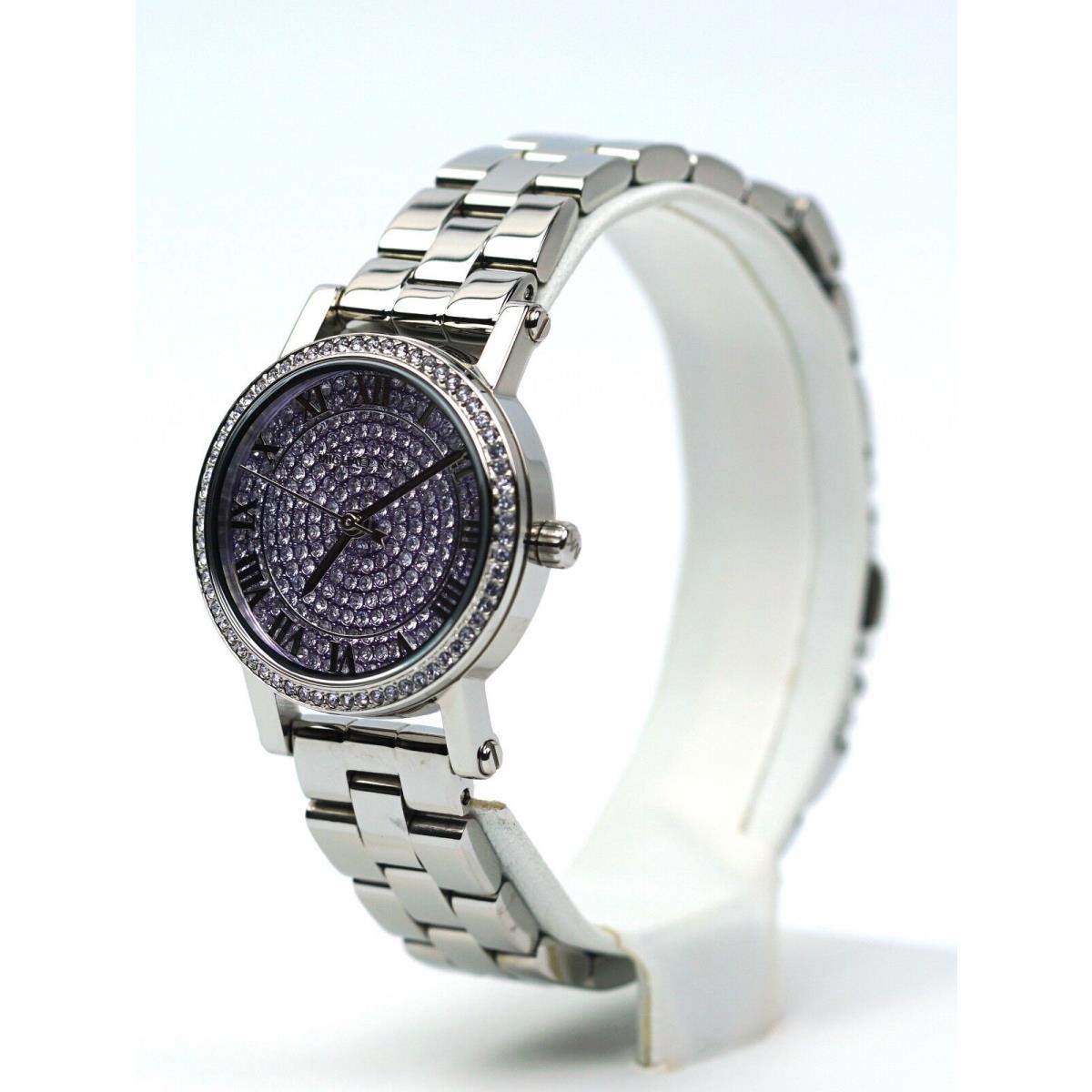 Michael Kors Women`s Norie Stainless-steel and Lavender Pav Watch MK3848